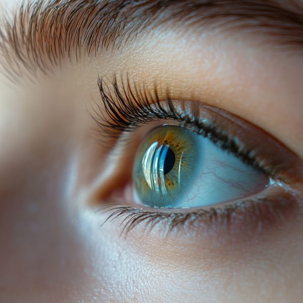 Close-Up of Eye With Long Lashes Highlighting Growth Serum Effect in Bright and Detailed Beauty Photography